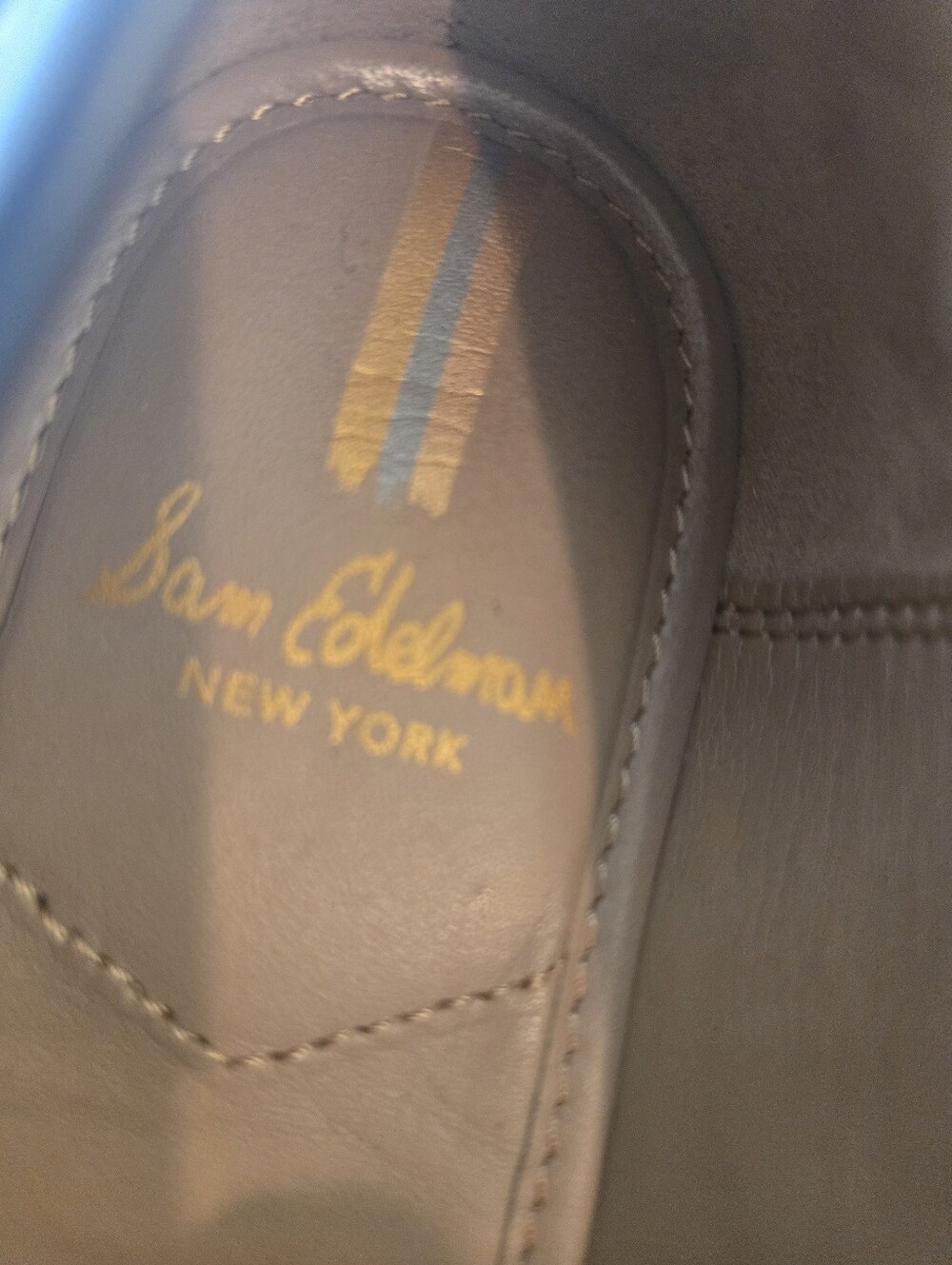 New/Like New Samuel Edelman Lug Loafers 7M - Picture 2 of 4
